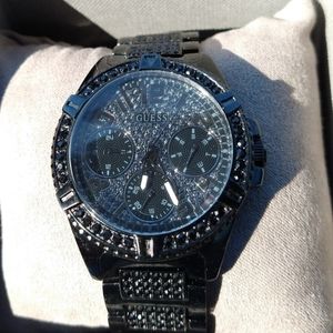 Guess Watch - Black Rhinestone women's